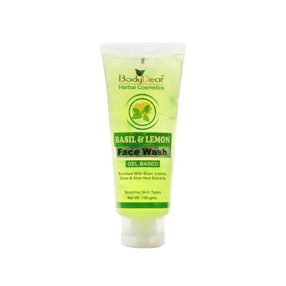 Body Dear Basil & Lemon Gel Based Face Wash (100gm)