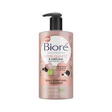 Biore Rose Quartz + Charcoal Daily Purifying Cleanser (200ml)