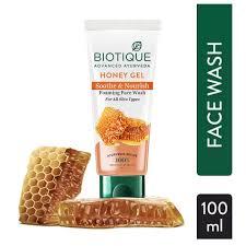 Biotique Honey Gel Refreshing Foaming Face Wash (100ml)