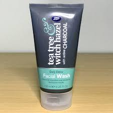 Boots Tea Tree & Witch Hazel Charcoal Facial Wash (150ml)