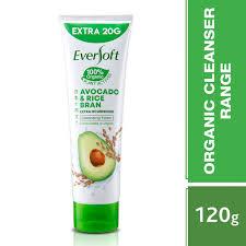 Eversoft Organic Facial Cleanser Avocado And Rice Bran (120gm)