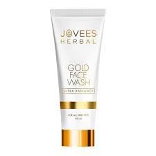 Jovees Herbal Ultra Radiance 24K Gold Face Wash for Radiant and Glowing Skin – All Skin Types (120ml)