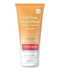 Neutrogena Oil-Free Acne Wash Cream Cleanser (200ml)