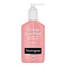 Neutrogena Oil Free Acne Wash Pink Grapefruit Facial Cleanser (177ml)