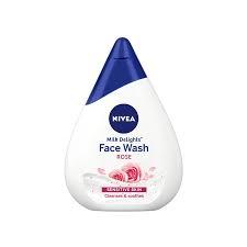 Nivea Face Wash Milk Delights Caring Rosewater (100ml)