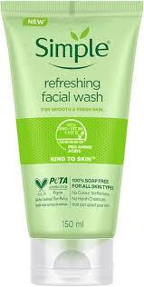 Simple Kind To Skin Refreshing Facial Wash Gel (150ml)
