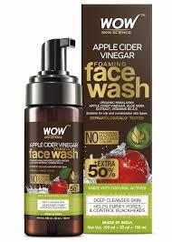 Wow Apple Cider Vinegar Foaming Face Wash (150ml)