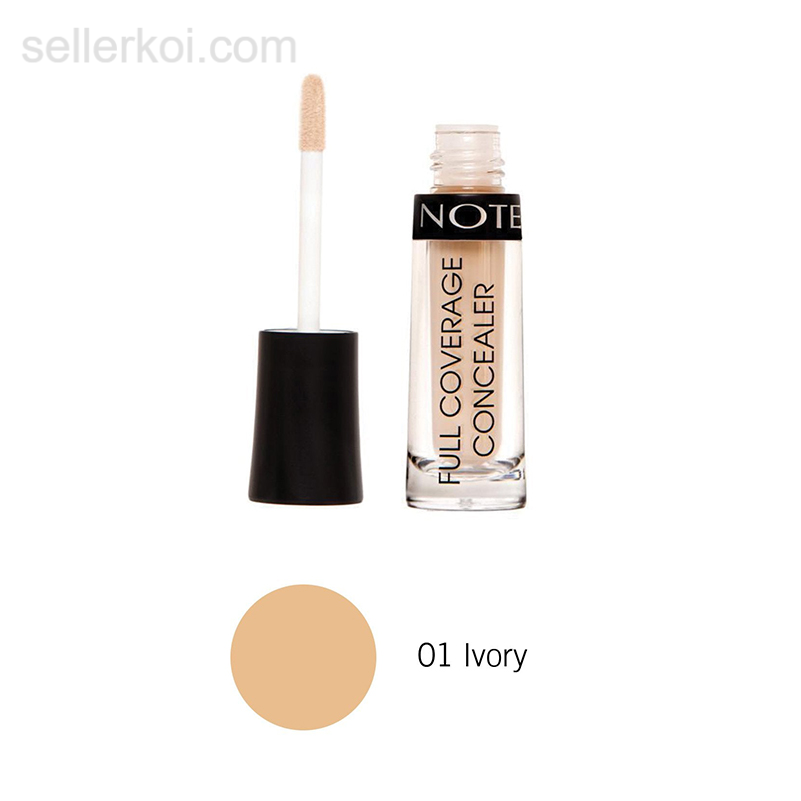 Note Full Coverage Liquid Concealer 01 Ivory (2.3ml)