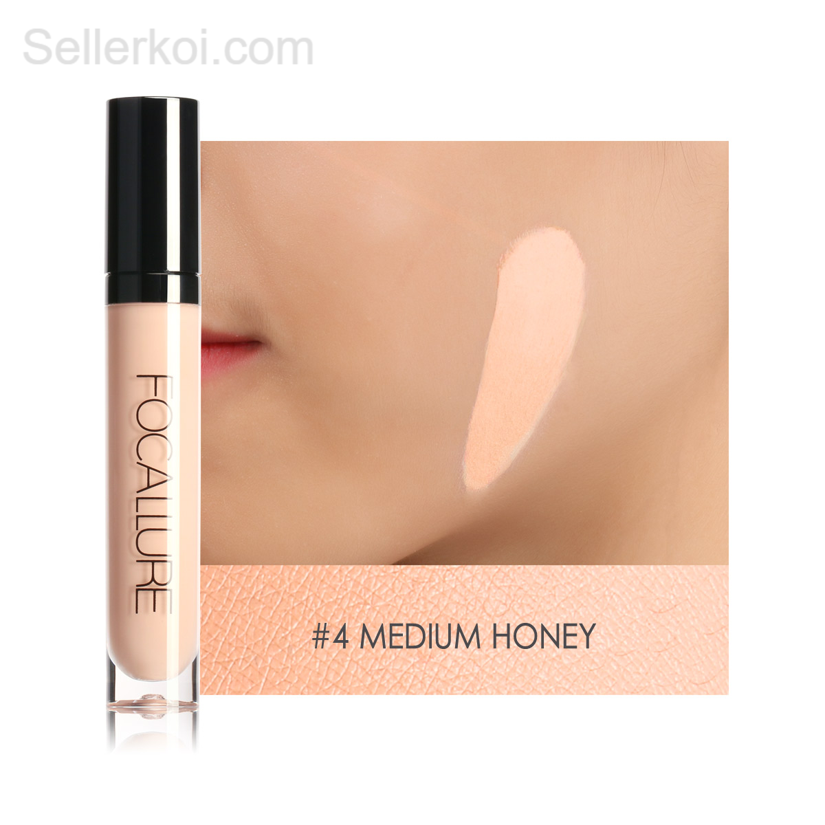 Focallure Full Coverage Liquid Concealer 04 Medium (Fa52) (2.9gm)