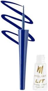 MyGlamm LIT Glossy Liquid Eyeliner - Blue Birthday Eyeliners