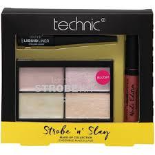 Technic Strobe n Slay Makeup Collection Gift Set Cyeliners