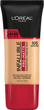 Loreal Infallible Pro Matte Foundation 105 Natural Beige (30ml)