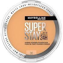 Maybelline New York Super Stay Up To 24 H Hybrid Powder-Foundation - 118 (6gm)