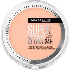 Maybelline New York Super Stay Up To 24 H Hybrid Powder-Foundation - 130 (6gm)