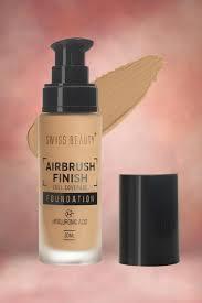 Swiss Beauty Airbrush Foundation Shade 04 Golden Beige (30ml)