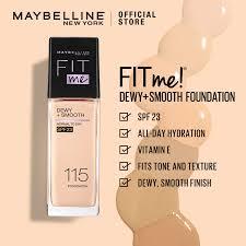Maybelline Fit Me Dewy+Smooth Foundation- Ivory 115 (30ml)