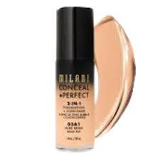 Milani Conceal + Perfect 2-In-1 Foundation + Concealer 03A1 Pure Beige ()