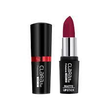 Claraline Professional Make-Up HD Effect Matte Lipstick, 455 (4.2gm)