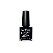 Farmasi Nail Color Glossy FR16 Black Art (11ml)