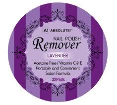 NICKA K Absolute Nail Polish Remover Lavender AR03 32 Pads