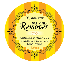 NICKA K Absolute Nail Polish Remover Lemon AR01 32 Pads
