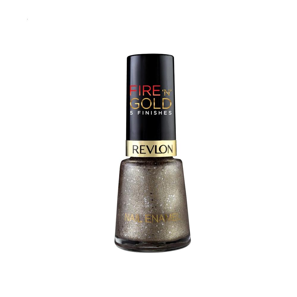 Revlon Fire N Gold Nail Enamel - Gold Grains (8ml)