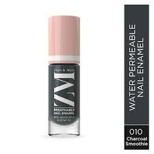 Zayn   Myza Breathable Nail Enamel Charcoal (6ml)