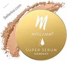 MyGlamm Super Serum Compact Powder - Sesame (9gm)
