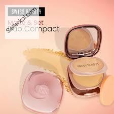 Swiss Beauty Matte & Set Duo Compact - 03 Sand & Banana (20gm)