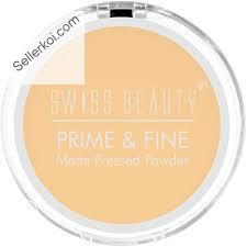 Swiss Beauty Prime & Fine Matte Pressed Powder - 03 Nude Beige (8gm)