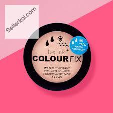 Technic Colour Fix Water Resistant Pressed Powder Shade Almond (10gm)