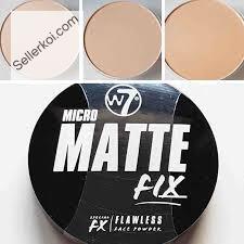 W7 Micro Matte Fix Face Powder - Fair (-)