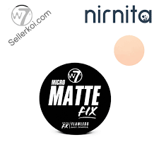 W7 Micro Matte Fix Face Powder - Translucent (6gm)
