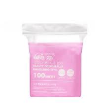 Nature Skin Embossing Beauty Cotton Puff 100 Sheets