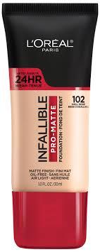 Loreal Infallible Pro Matte Foundation 102 Shell Beige (30ml)
