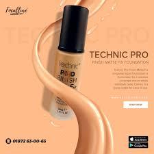 Technic Pro Finish Matte Fix Foundation Ivory (30ml)