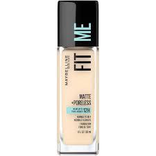 Maybelline Matte + Poreless Fit Me Foundation - Porcelain 110 (30ml)