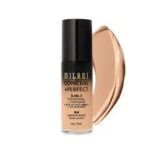 MILANI CONCEAL PERFECT 2IN1 FOUNDATION 04 Medium Beige (30ml)