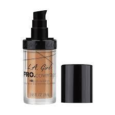 L.A. Girl Pro Coverage Illuminating Foundation- Warm Beige GLM647 (28ml)