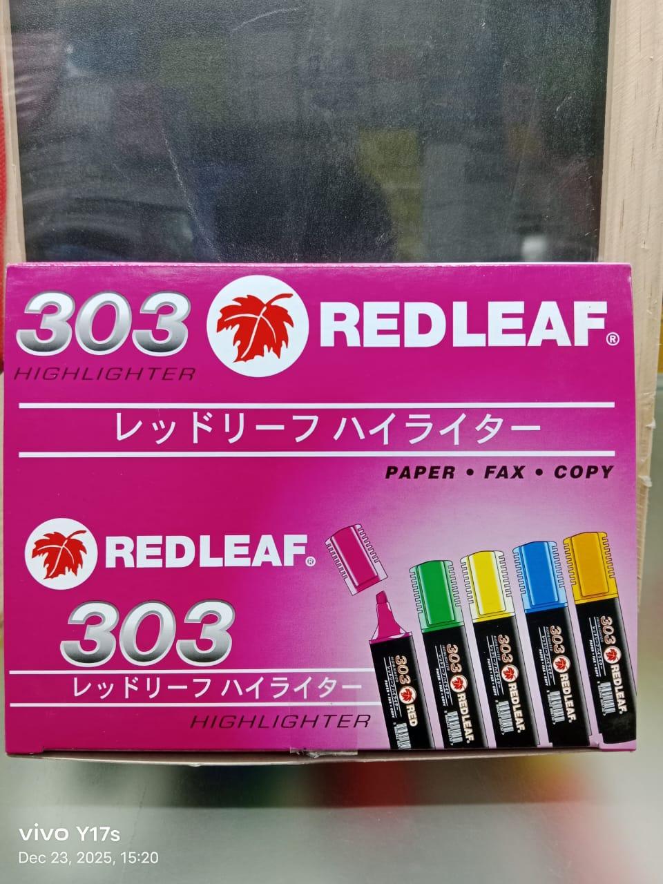 Red Leaf highlighter 303 per piece