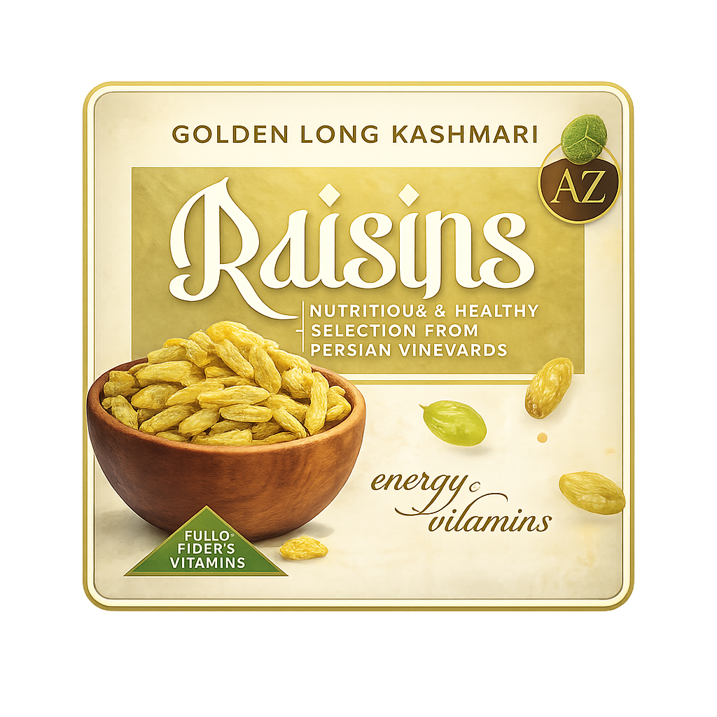 Golden long kashmiri raisin- লম্বা কিসমিস - 10 Kg